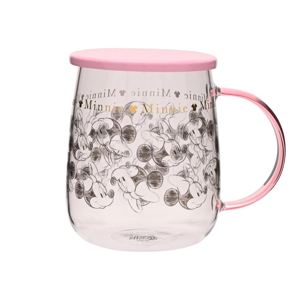 DISNEY - Minnie - Mug en Verre avec Couvercle 540ml