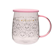 DISNEY - Marie - Mug en Verre avec Couvercle 540ml