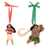 DISNEY - Vaiana & Maui - Set de 2 Décorations