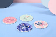 STITCH & ANGEL & SCRUMP - Lot de 4 Sous Verres