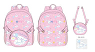 CINNAMOROLL - Must - Sac à dos + un mini sac détachable