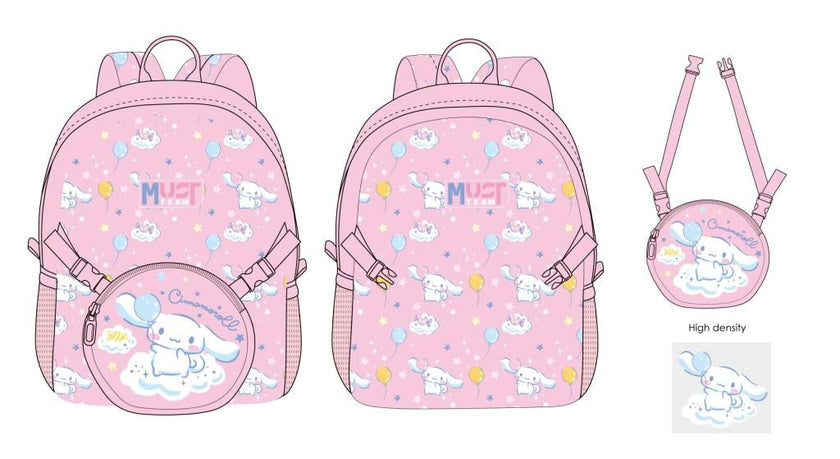 CINNAMOROLL - Must - Sac à dos + un mini sac détachable