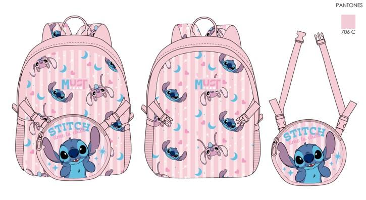 STITCH - Must - Sac à dos + un mini sac détachable