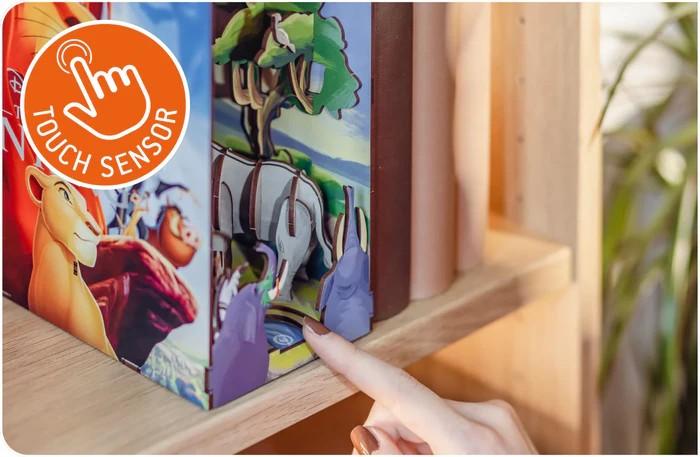 DISNEY - BOOK NOOK KIT - Le Roi Lion - 82pc + Eclairage LED