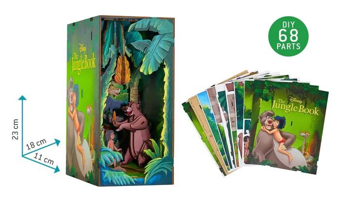 DISNEY - BOOK NOOK KIT - Le Livre de la Jungle - 68pc + Eclairage LED