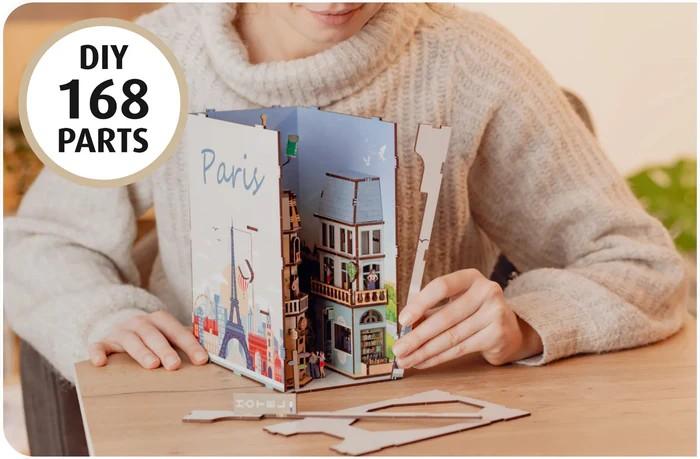 BOOK NOOK KIT - Paris - 168pc + Eclairage LED