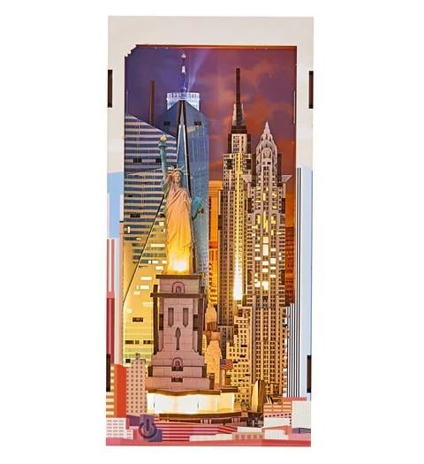 BOOK NOOK KIT - New York - 221pc + Eclairage LED
