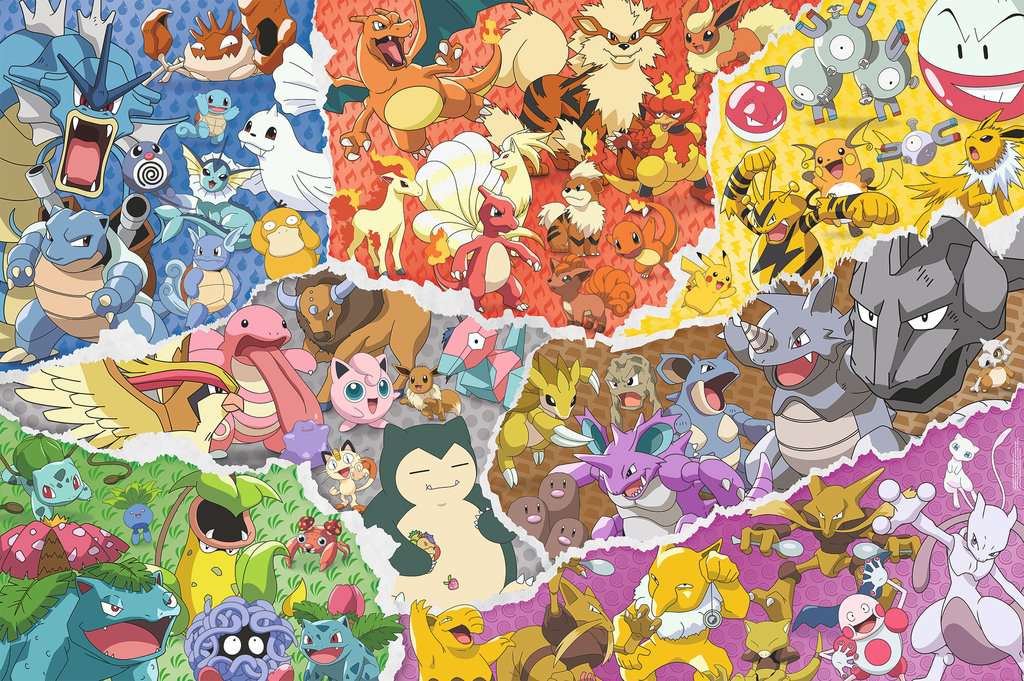 POKEMON - Puzzle 5000P - Pokemon Allstars