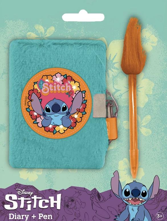 STITCH - Journal Intime Peluche + Stylo-Bille
