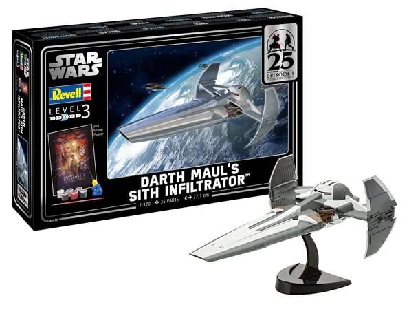 STAR WARS - Sith Infiltrator de Dark Maul - Model Kit 1/120
