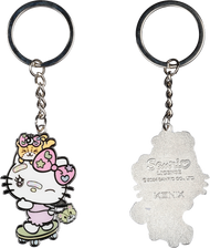 HELLO KITTY - Skateboard - Porte-Clés