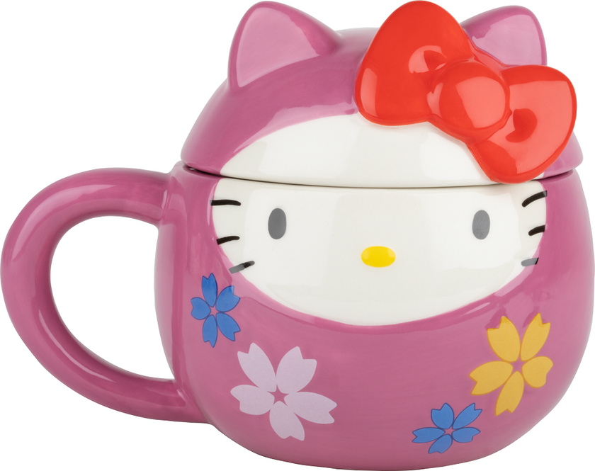 HELLO KITTY - Daruma - Mug 3D + Couvercle 320ml