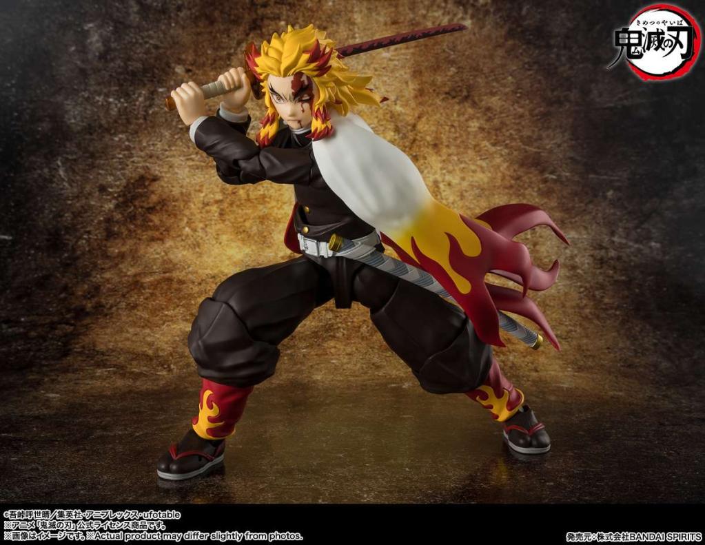 DEMON SLAYER - Kyojuro Rengoku - Figurine S.H. Figuarts 15cm