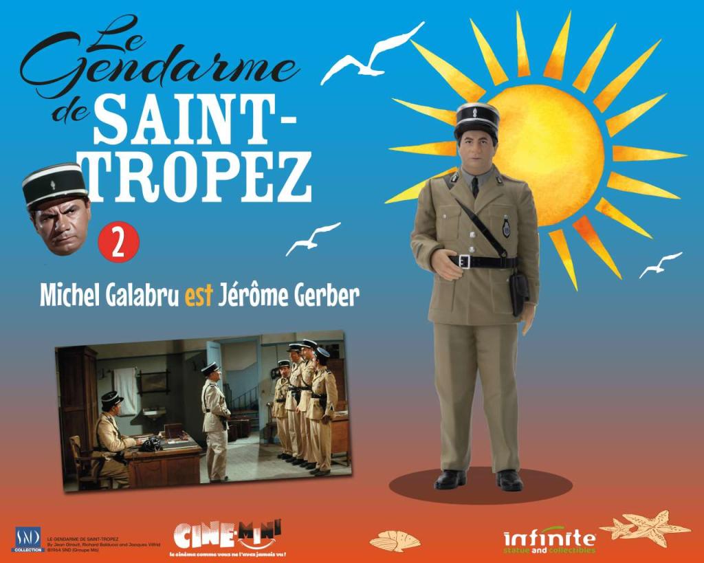 LE GENDARME DE SAINT-TROPEZ - Jérôme Gerber - Figurine 10cm