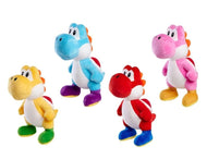 SUPER MARIO - Assortiment de 8 Peluches Yoshi - 4 Modèles - 20cm