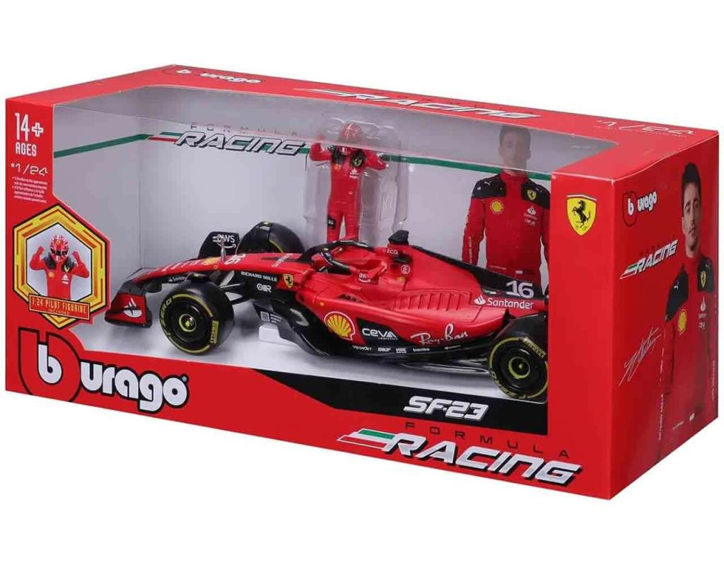 FORMULA 1 - F1 Ferrari Sf-23 avec Leclerc - Model réduit 1/24