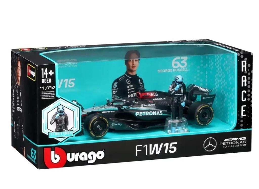 FORMULA 1 - F1 Mercedes W15 E Perf. 2023 Russel - Model réduit 1/24