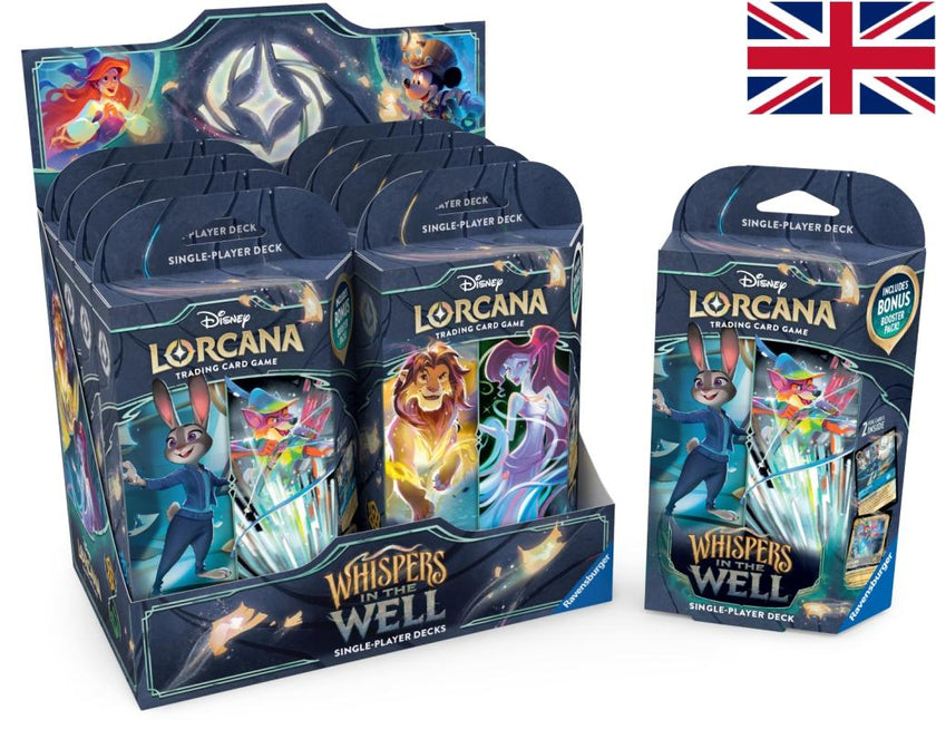 DISNEY - Lorcana - Trading Cards Boite de 8 Starters Chapitre 10 - EN