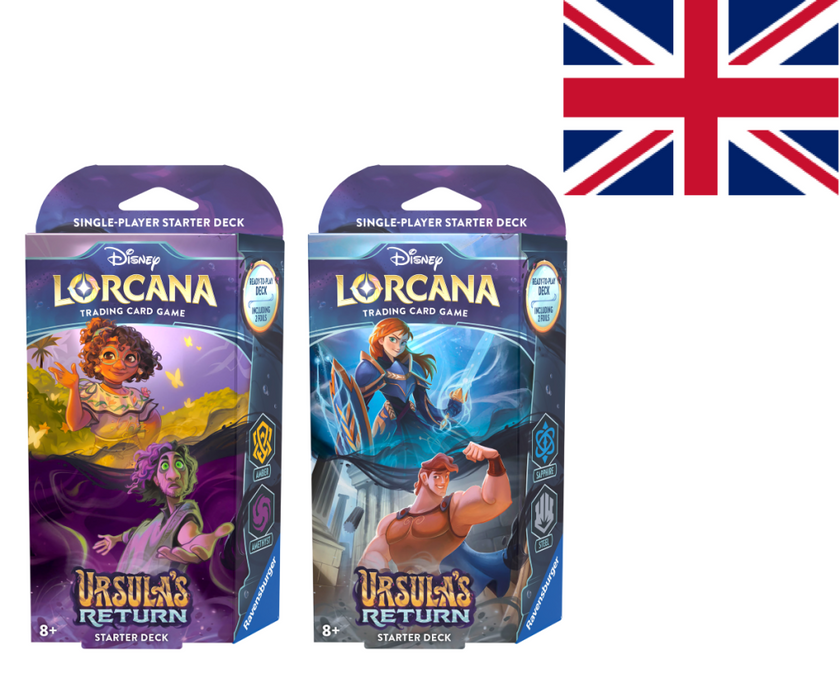 DISNEY - Lorcana - Trading Cards Boite de 8 Starters Chapitre 4 - UK