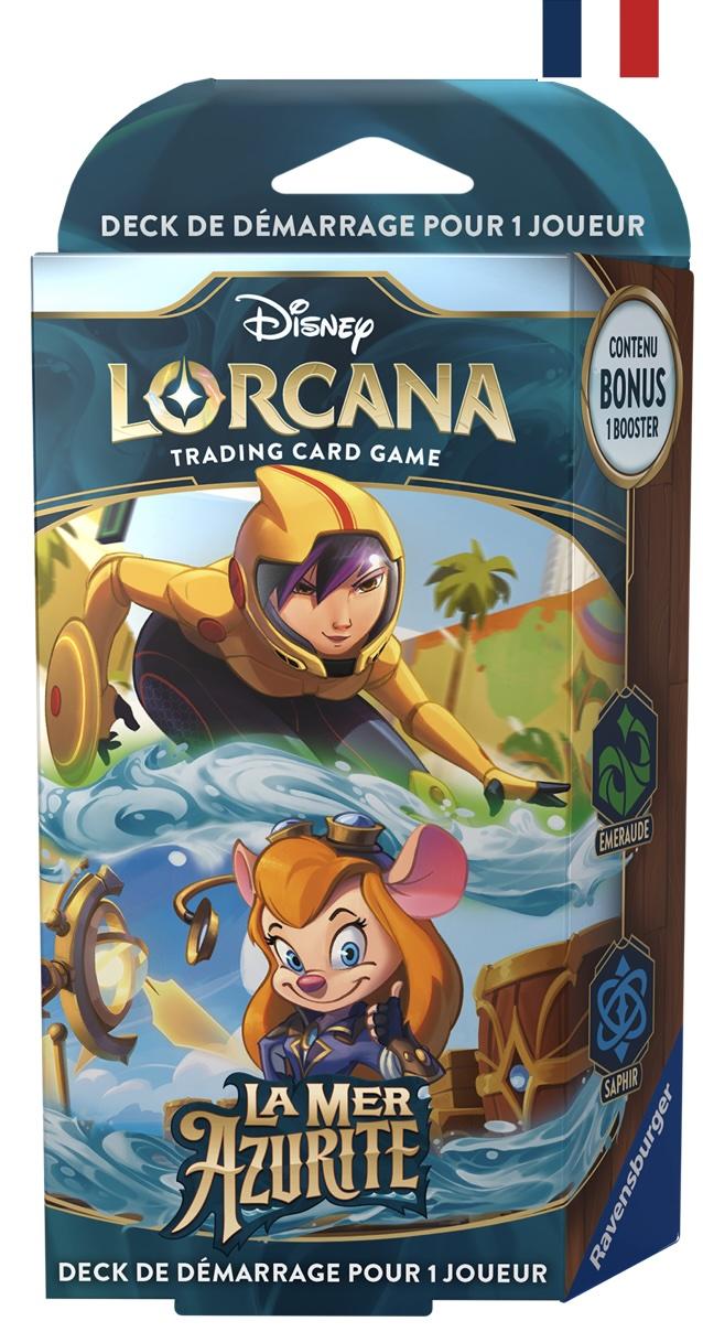 DISNEY - Lorcana - Trading Cards Starters Emer/Saphir Chapitre 6 - FR