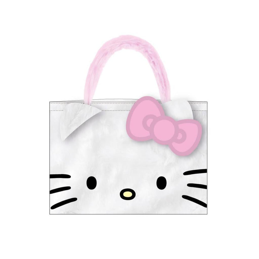 HELLO KITTY - Sac Shopping Peluche - 37x30x8cm