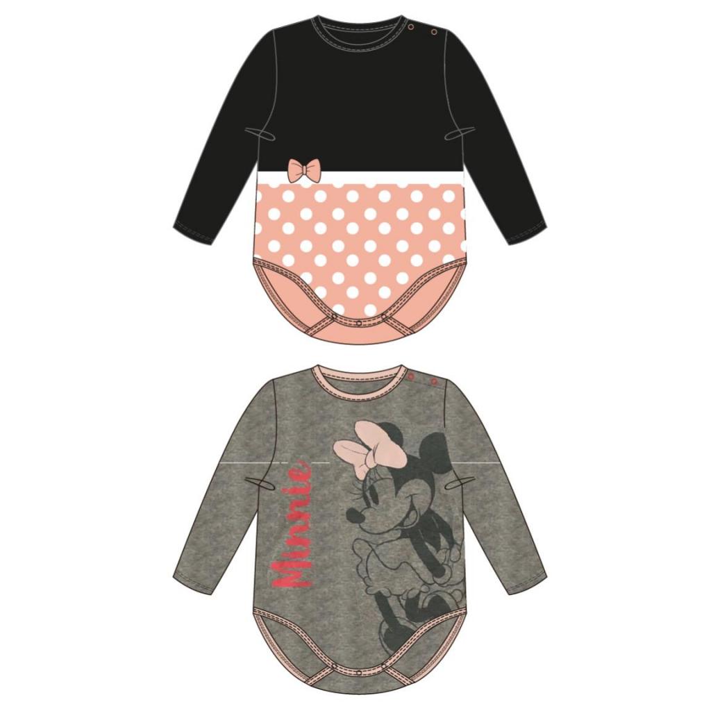 DISNEY - Pack de 2 bodies Minnie - (9 mois)