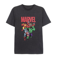 MARVEL - T-Shirt Coton - 4 Personnages - Taille L