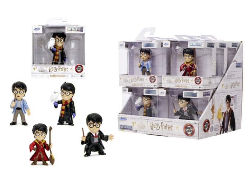 HARRY POTTER - Display de Figurines 6cm - 4 Modèles - 12pc - Wave 1