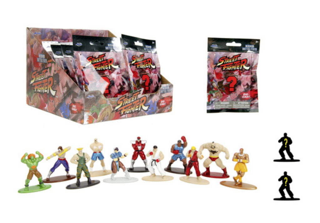 STREET FIGHTER -Display Figurines Nano Mystery 12 Assortiments - 24pc