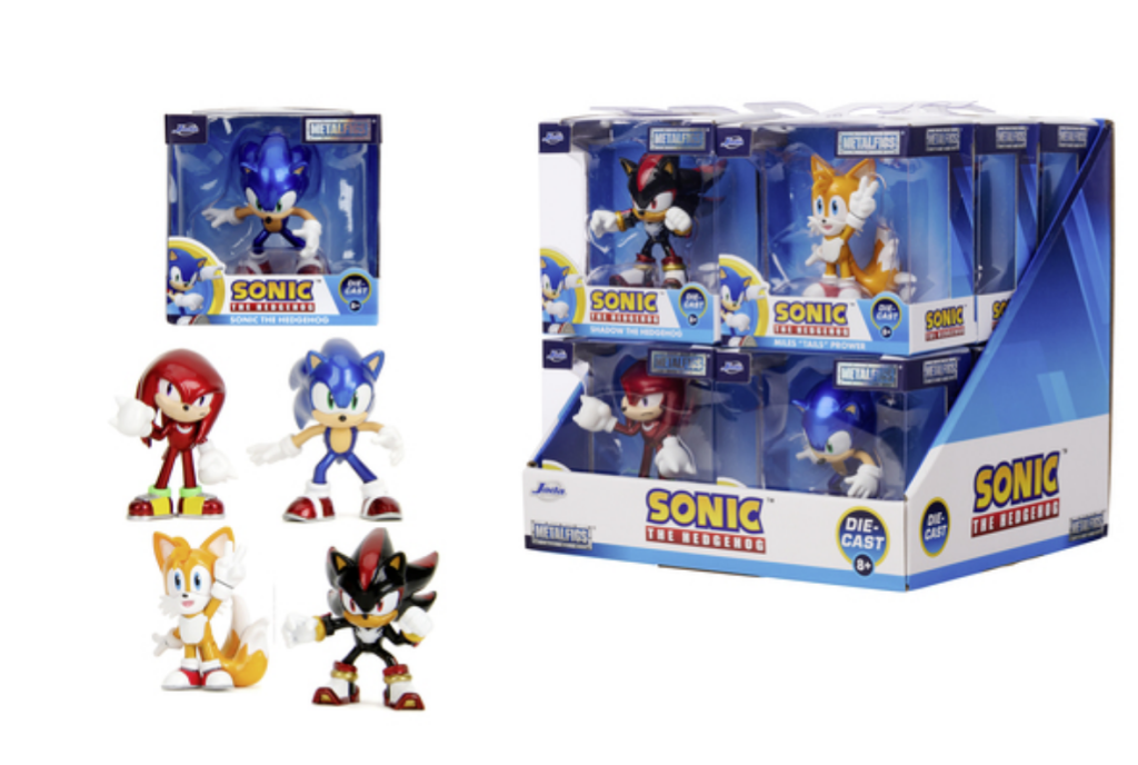 SONIC - Display de Figurines 6cm - 4 Modèles - 12pc - Wave 1