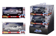 BACK TO THE FUTURE - Time Machine - 1:32 Assortiment 6 pcs (3+3)