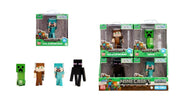 MINECRAFT - Display de Figurines 6cm - 4 Modèles - 12pc