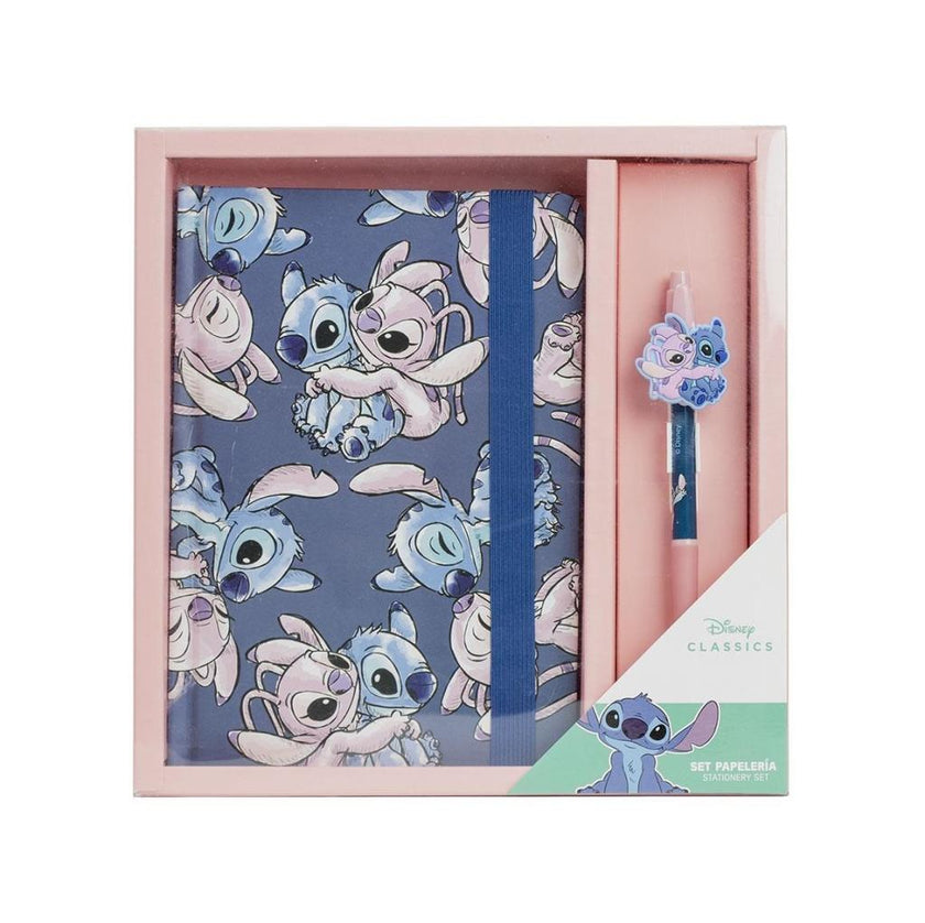 STITCH - Pack Premium Notebook A5 + Stylo-Bille