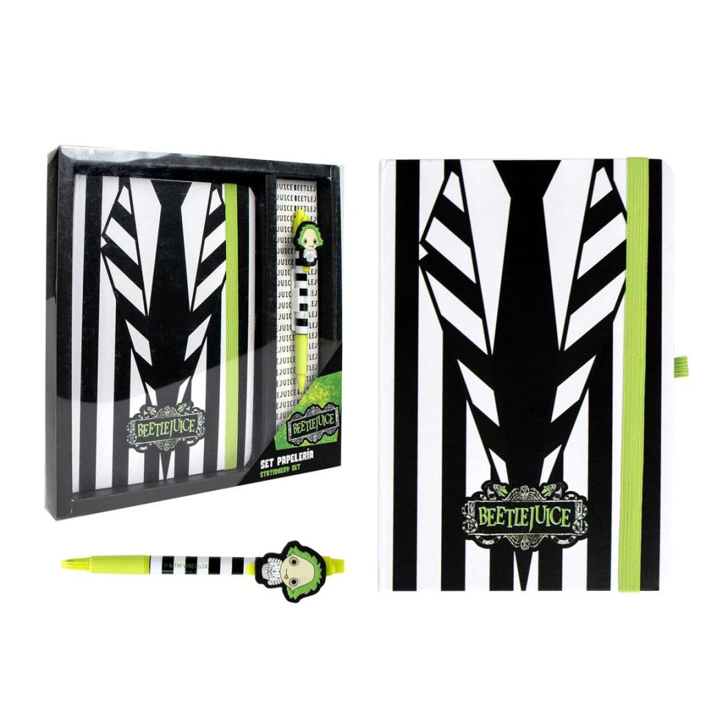 BEETLEJUICE - Pack Premium Notebook A5 + Stylo-Bille