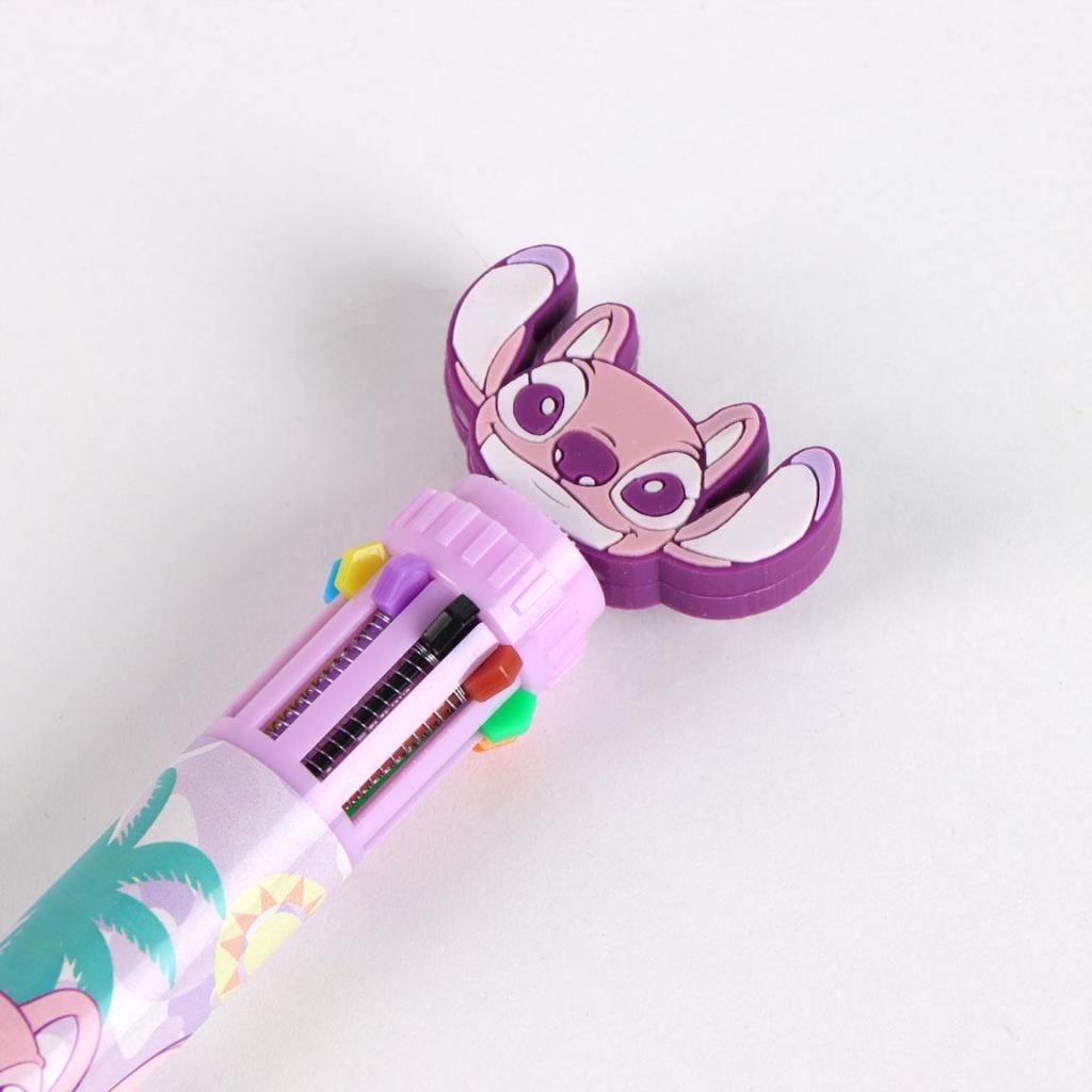 STITCH & ANGEL - Display de 16 Stylos à Bille 10 couleurs