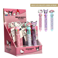 HELLO KITTY & Friends - Display de 16 Stylos à Bille 10 couleurs
