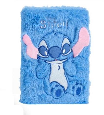 STITCH - Smiley - Notebook Premium Fourrure - Format A5