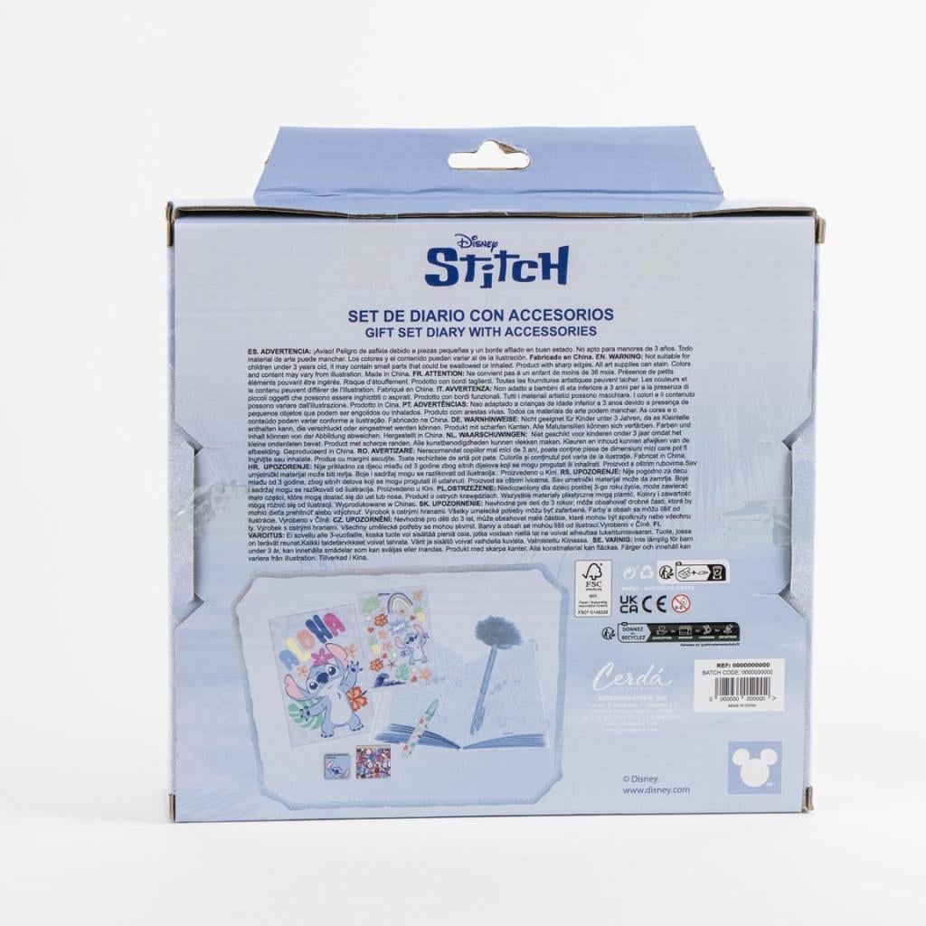 STITCH - Set de Papeterie - Journal + accessoires 6pc.