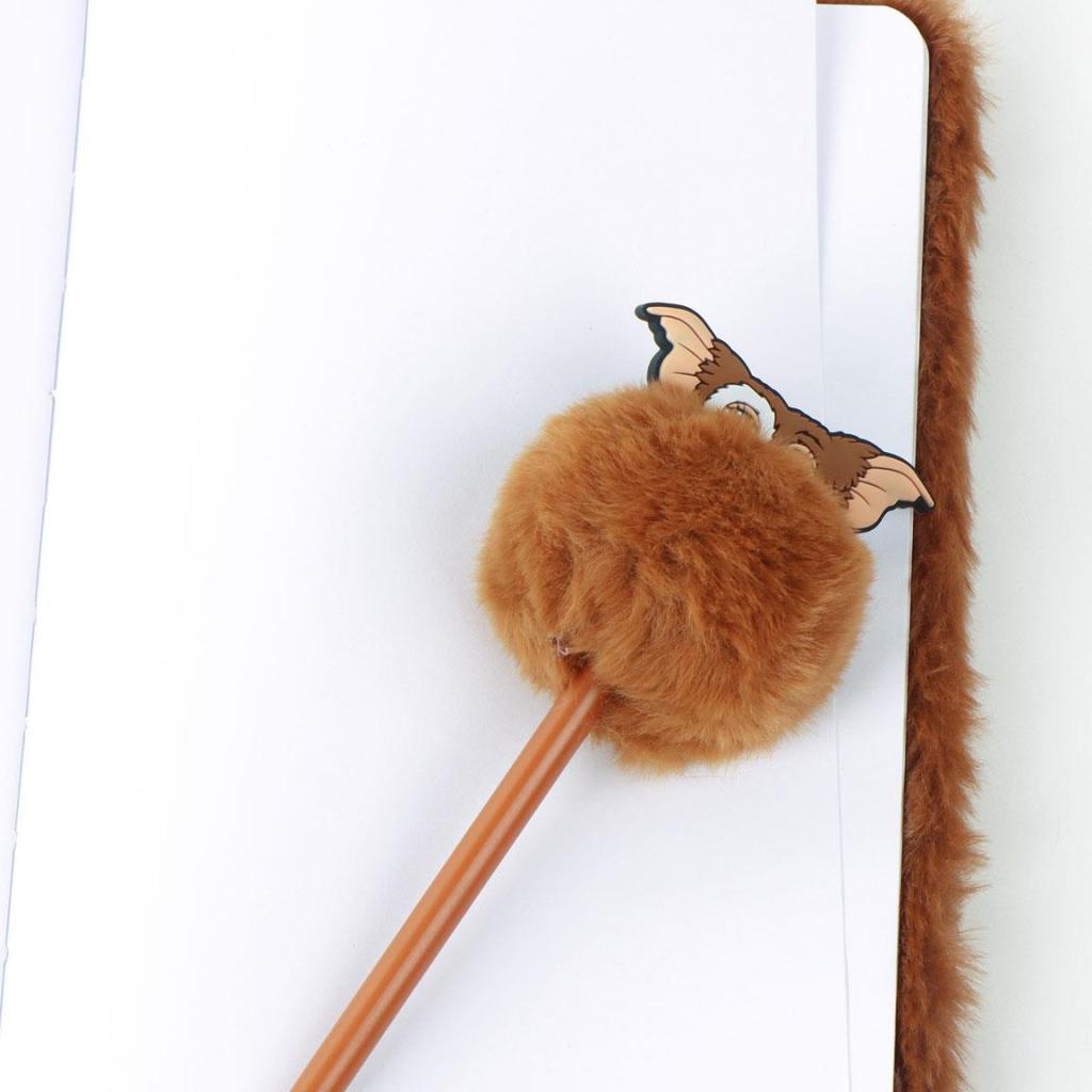 GREMLINS - Set de Papeterie - Notebook A5 + Stylo Pompom