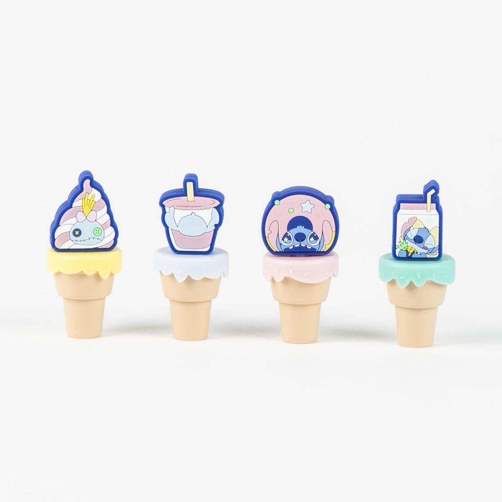 STITCH - Pack de 4 mini Surligneurs "food"