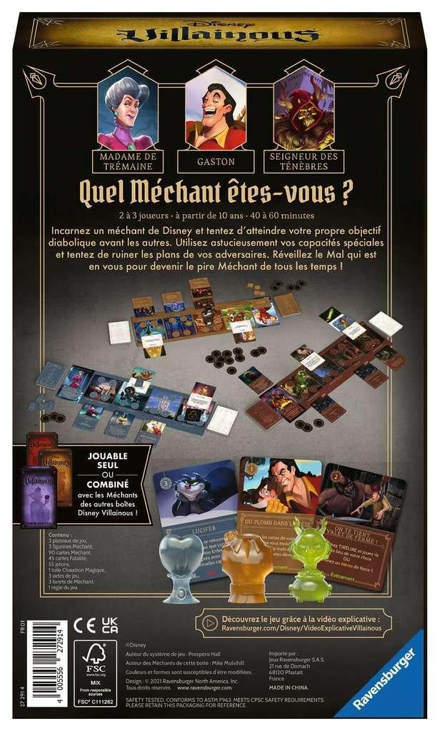 DISNEY Villainous Ext 4 - JDS - Monstrueusement Malsains (Vers. FR)