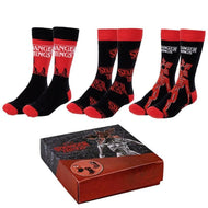 STRANGER THINGS - Pack de 3 Paires de Chaussettes (Taille 40-46)