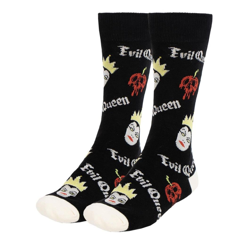 DISNEY VILLAINS - Pack de 3 Paires de Chaussettes (Taille 36-43)