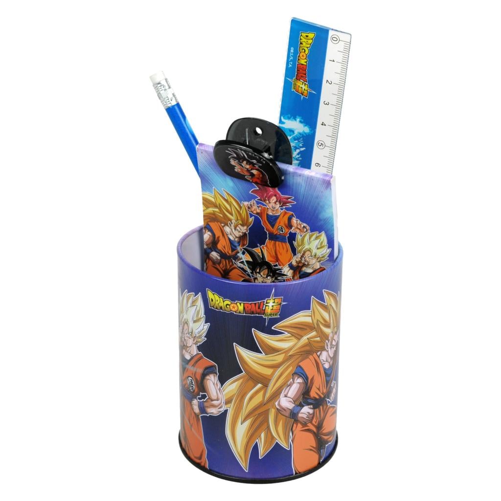DRAGON BALL SUPER - Set de Papeterie + Pot à Crayon - 7pc.