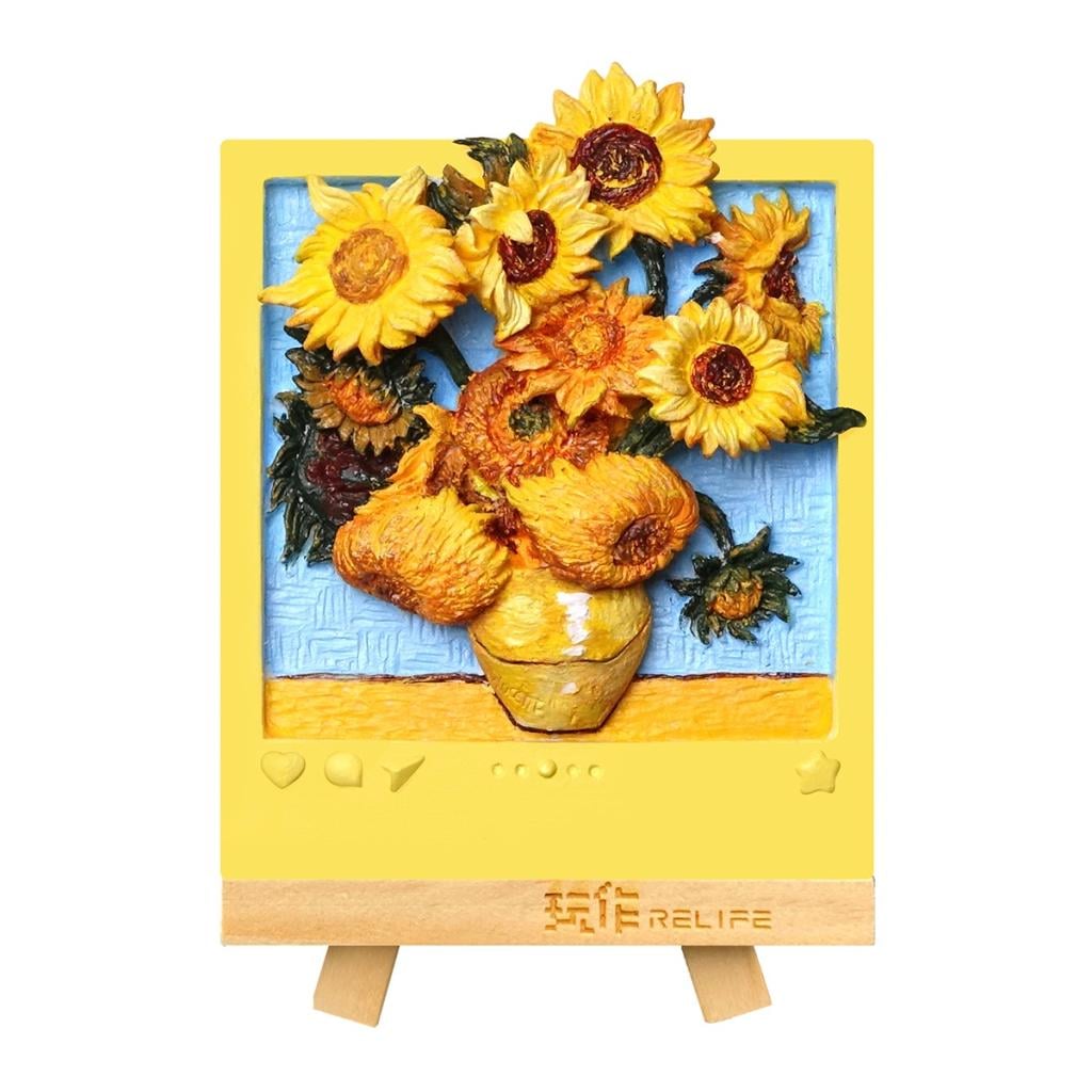 MAGNET DIY - Tournesols - Aimant à peindre en 3D DIY