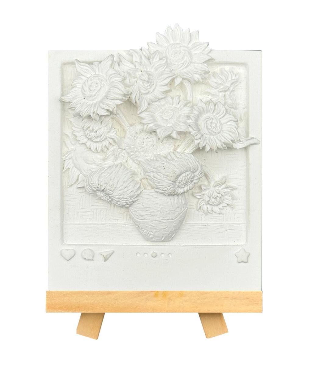 MAGNET DIY - Tournesols - Aimant à peindre en 3D DIY