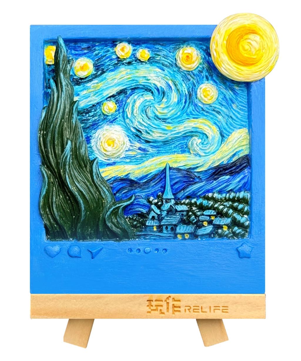MAGNET DIY - Nuit Etoilée - Aimant à peindre en 3D DIY