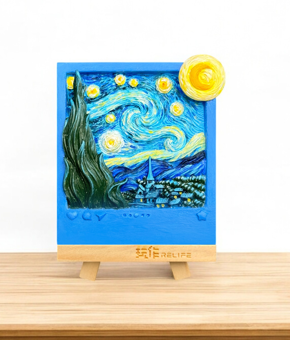 MAGNET DIY - Nuit Etoilée - Aimant à peindre en 3D DIY