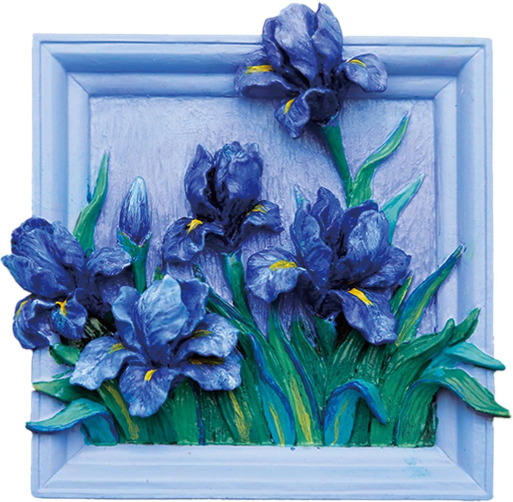 MAGNET DIY - Iras Lilas - Aimant à peindre en 3D DIY