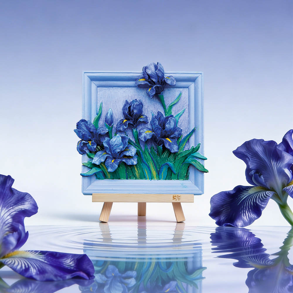 MAGNET DIY - Iras Lilas - Aimant à peindre en 3D DIY